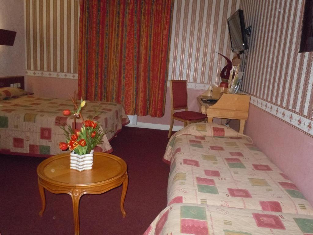 La Croix Blanche Hotel Montrichard Bilik gambar